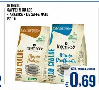 Intenso caffè in cialde