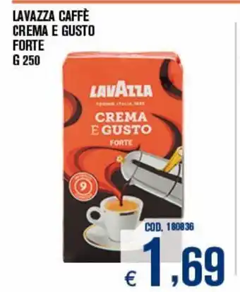 Adhoc Lavazza caffè crema e gusto forte offerta