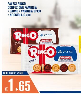 Adhoc Pavesi ringo confezione famiglia offerta