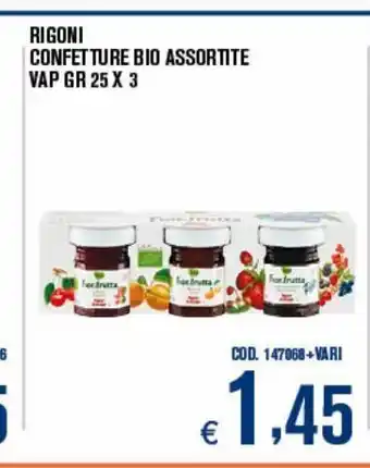 Rigoni confetture bio assortite