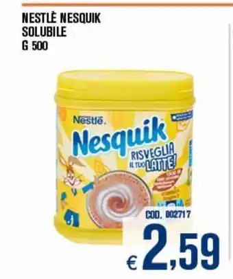 Adhoc Nestlè nesquik solubile offerta