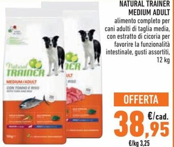 Pet Store Conad Natural Trainer Medium Adult 12 kg offerta