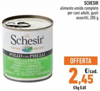 Pet Store Conad Schesir alimento umido completo 285 g offerta