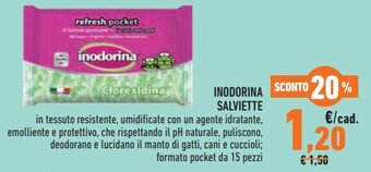 Inodorina Salviette