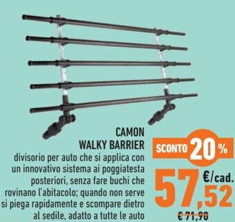 Camon Walky Barrier