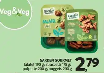 Garden Gourmet falafel 190 g/straccetti 175 g/polpette 200 g/nuggets 200 g
