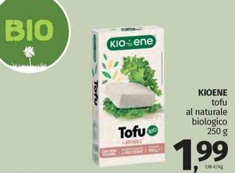 Kioene tofu al naturale biologico 250 g