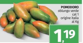 Pam Pomodoro oblungo verde offerta