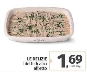 Pam Le Delizie filetti di alici offerta