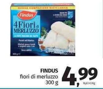 Pam Findus fiori di merluzzo 300 g offerta