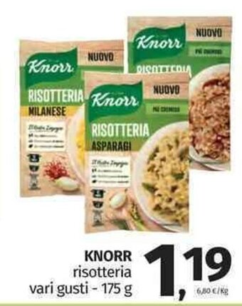 Pam Knorr risotteria vari gusti 175 g offerta