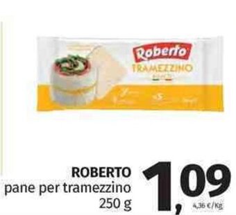 Roberto pane per tramezzino 250 g