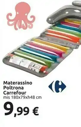 Carrefour Carrefour Materassino Poltrona offerta
