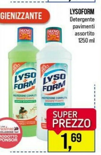 Caddy's Lysoform Pulizia pavimenti offerta