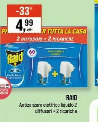 Caddy's Raid Insetticida offerta