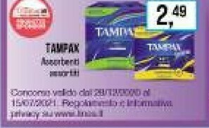 Caddy's Tampax Assorbenti interni offerta