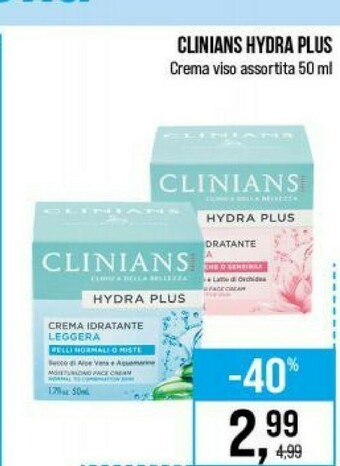 Caddy's Clinians Crema viso offerta