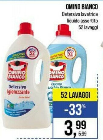 Caddy's Omino Bianco Detersivo lavatrice offerta