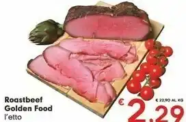 Despar Despar Roastbef Golden Food offerta