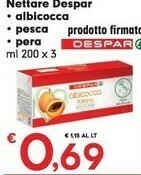 Despar Despar Nettare Albicocca offerta