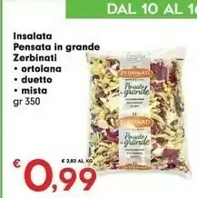 Despar Zerbinati Insalata Pensata In Grande offerta