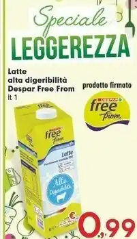 Despar Despar Latte Alta Digeribilità Free From offerta