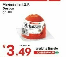 Despar Despar Mortadella Igp offerta
