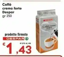 Despar Lavazza - Caffè Crema E Gusto Forte 250 G(ml) offerta