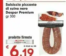 Despar Salsiccia Piccante Di Suino Nero