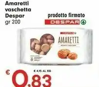 Despar Despar - Amaretti Al Gusto Classico 200 G(ml) offerta