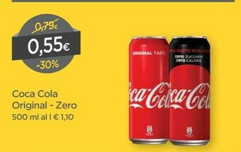 DPiù Coca Cola Coca-Cola - Coca-Cola Zero 500 G(ml) offerta