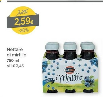 DPiù La doria Nettare Di Mirtillo offerta
