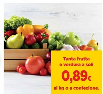 DPiù Tanta Frutta E Verdura A Soli offerta