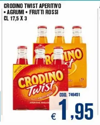 Adhoc Crodino twist aperitivo offerta