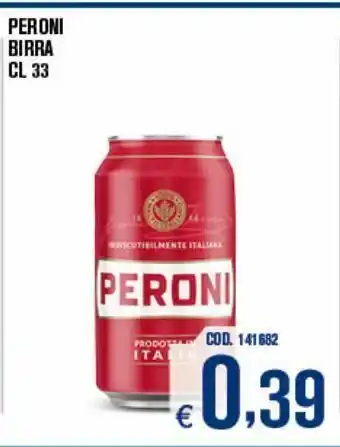 Adhoc Peroni birra offerta