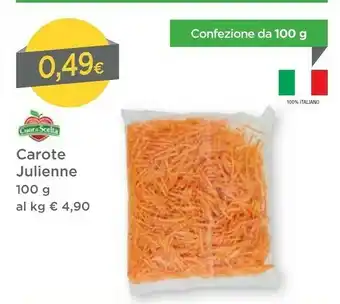 DPiù Cuor A Scelta Carote Julienne offerta