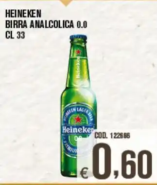 Heineken birra analcolica