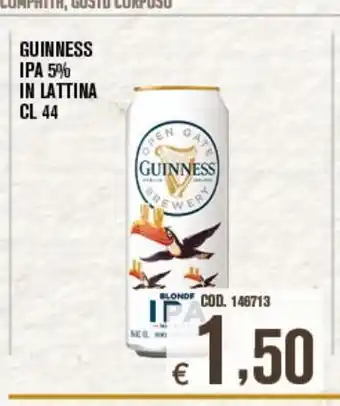 Adhoc Guinness ipa 5% offerta