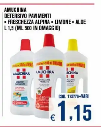 Amuchina detersivo pavimenti