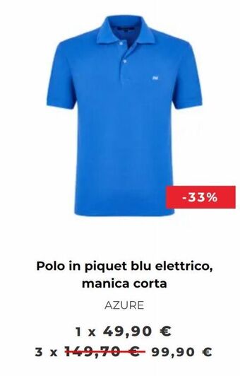 Polo manica corta