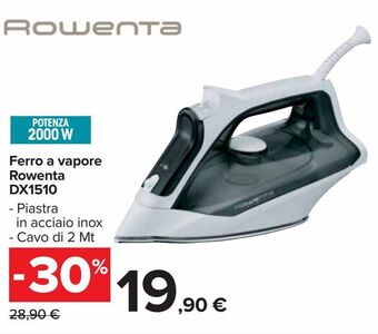 Carrefour Market Ferro a vapore rowenta dx1510 offerta