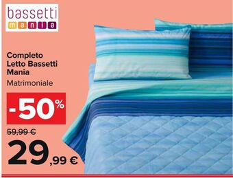 Completo letto bassetti mania