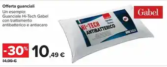 Guanciale hi-tech gabel con trattamento antibatterico e antiacaro