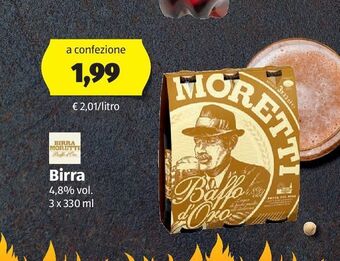 ALDI Moretti birra offerta
