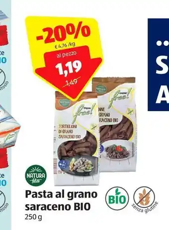 ALDI Natura felice pasta al grano saraceno bio offerta
