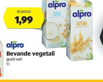 ALDI Alpro bevande vegetali offerta