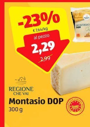 ALDI Regione che vai montasio dop offerta