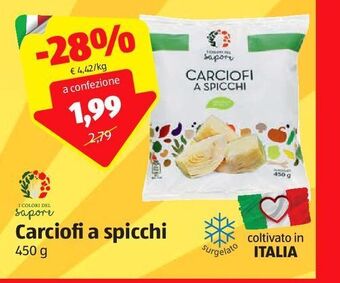 ALDI I colori del sapore carciofi a spicchi offerta