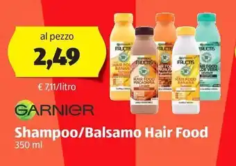 ALDI Garnier shampoo / balsamo hair food offerta