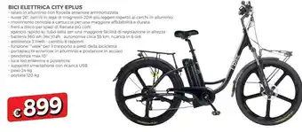 DPiù Eplus Bici Elettrica City offerta
